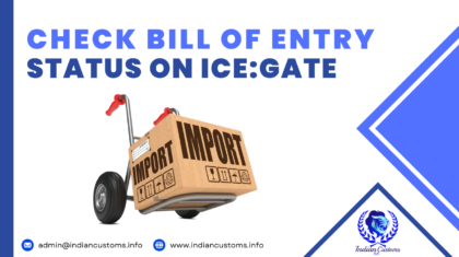 Bill Of Entry