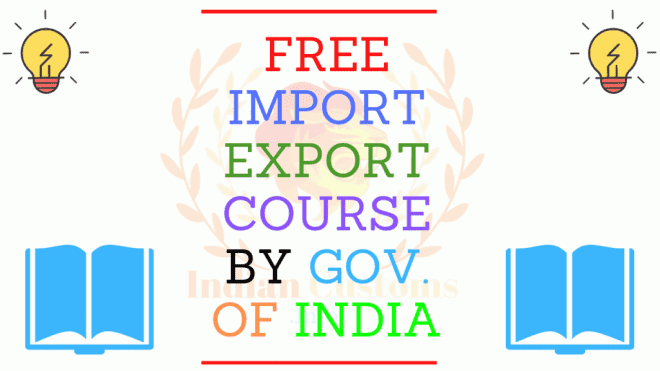 Free Import Export Course By Government Of India 1024x576 1