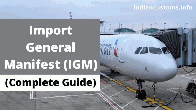 Import General Manifest (IGM Details)