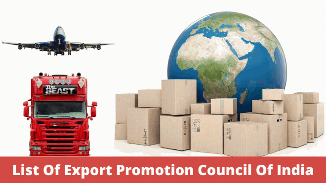 List Of Export Promotion Council Of India