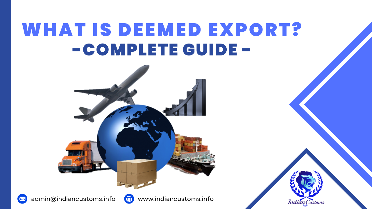What Is Deemed Export 1