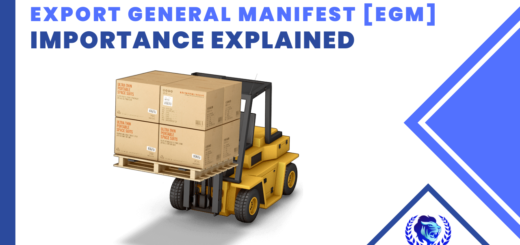 Export General Manifest EGM 1