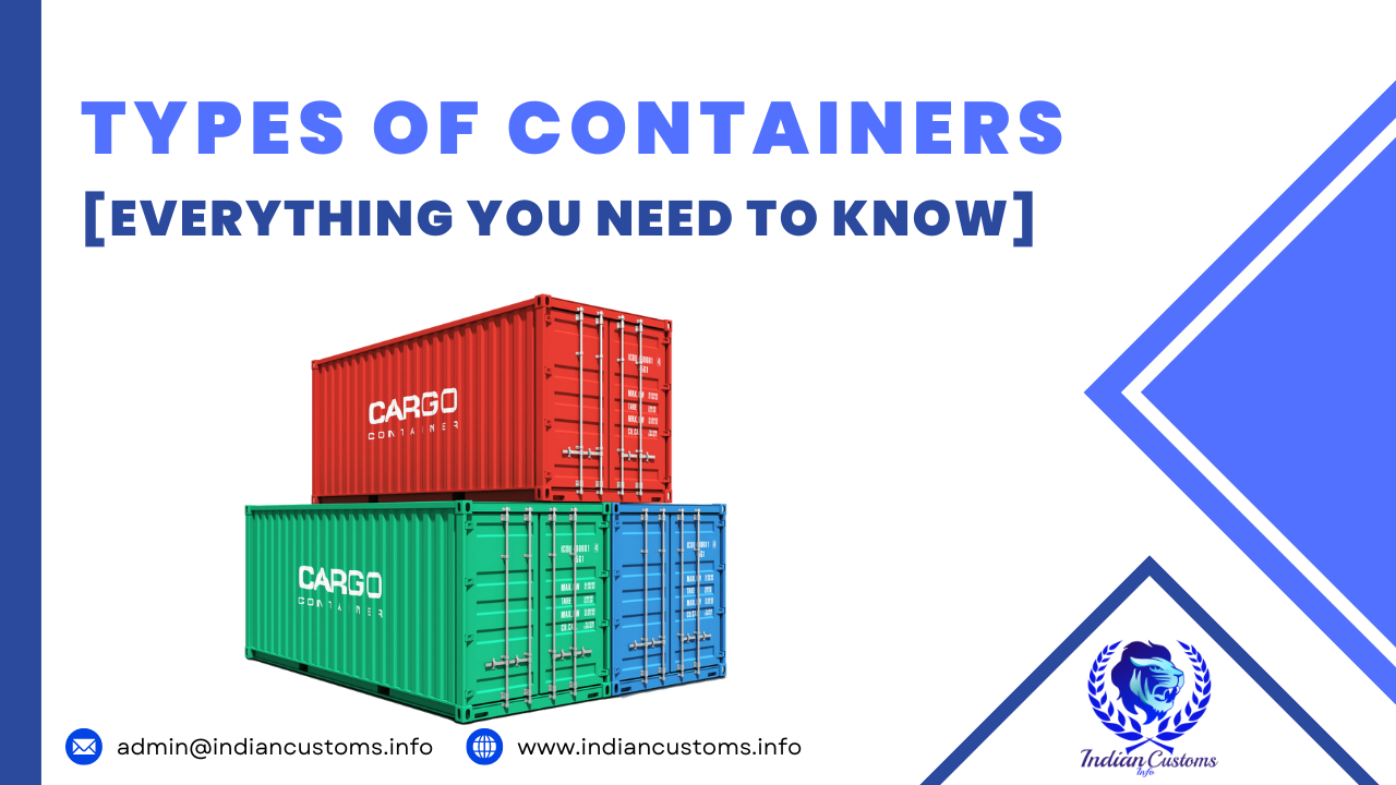 Different Types Of Containers For Shipping 1
